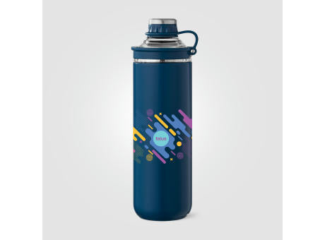 Oasis Recycling-Edelstahlflasche mit Verschluss-Griff - 680 ml