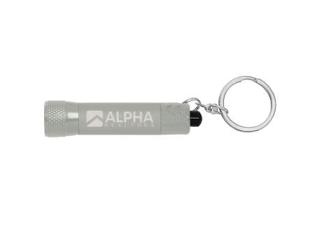 Chroma Softy Monochrome Metallic 3 LED-Taschenlampe mit Schlüsselanhänger