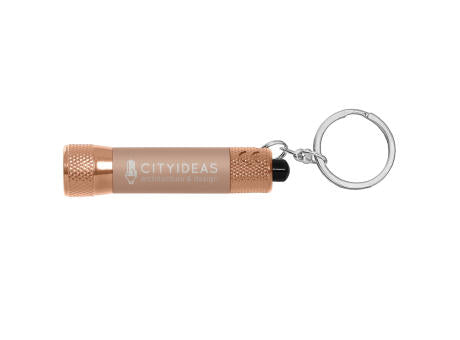 Chroma Softy Monochrome Metallic 3 LED-Taschenlampe mit Schlüsselanhänger