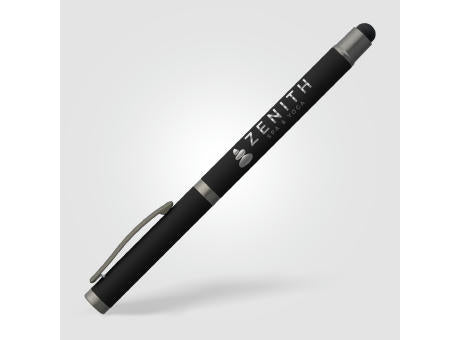 Bowie Gelschreiber mit Stylus aus recyceltem Aluminium