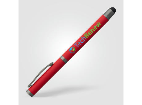 Bowie Gelschreiber mit Stylus aus recyceltem Aluminium