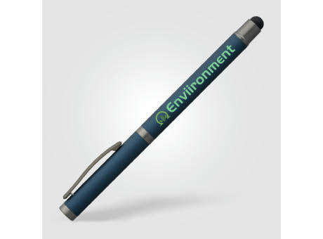 Bowie Gelschreiber mit Stylus aus recyceltem Aluminium