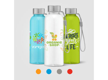 Skye - 500 ml rPET Trinkflasche mit Handschlaufe