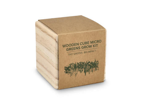 FSC-Holzpflanzgefäß-Set – Microgreens