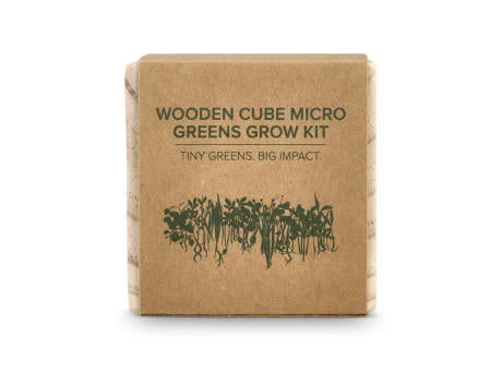 FSC-Holzpflanzgefäß-Set – Microgreens