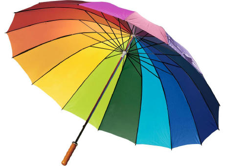 Regenbogenregenschirm Haya | 190T