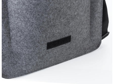 Laptoptasche Layla | Recycelter Filz | 15 Zoll | Klettverschluss