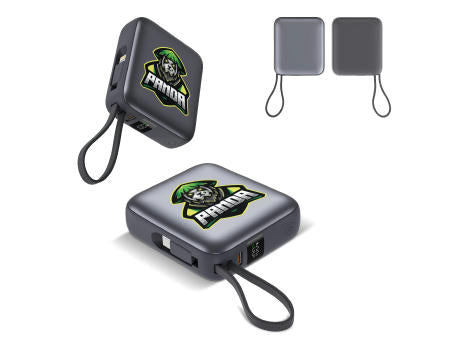Nova Powerbank 22,5 W Power Delivery mit integrierten Kabeln 10.000 mAh