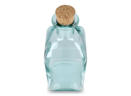 InSideOut Square Recycelte Glaswasserflasche ReuuZ mit Korkverschluss 1 l