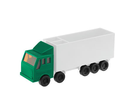 Zettelbox mit Köcher "LKW"