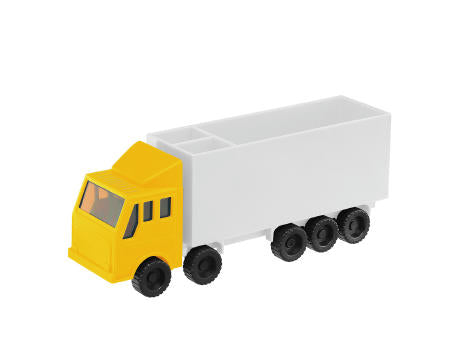 Zettelbox mit Köcher "LKW"