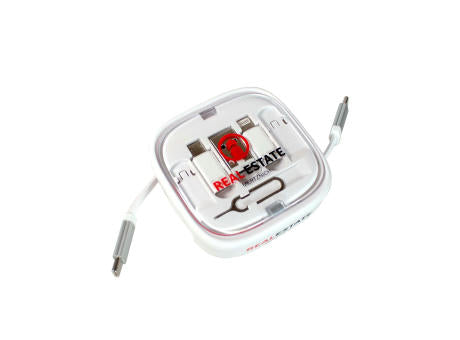 MagCable 5in1 roll "square" USB-Kabel