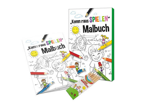 Malbuch / Mal-Set A6 - Sparkassen - Malset neutral