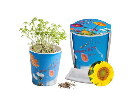 Blumenwiese To-Go - Ostern - Basilikum - neutral