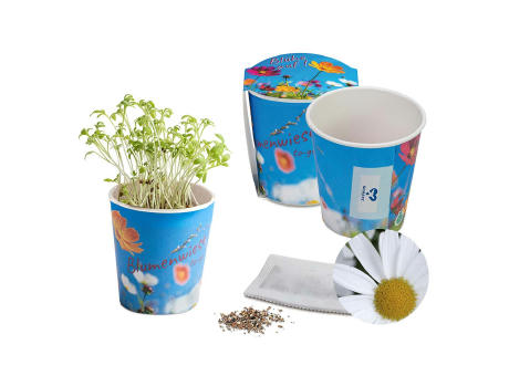 Blumenwiese To-Go - Ostern - Basilikum - neutral