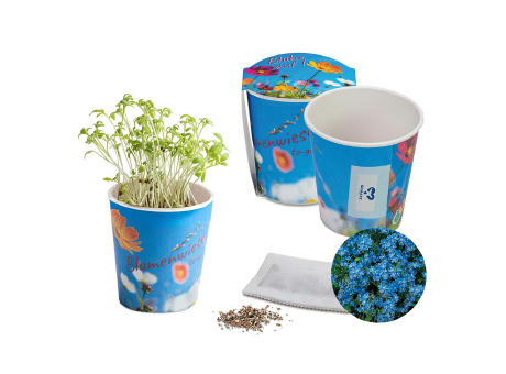 Blumenwiese To-Go - Ostern - Basilikum - neutral