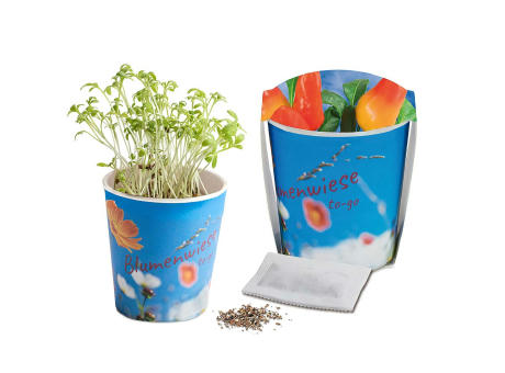 Blumenwiese To-Go - Ostern - Basilikum - neutral