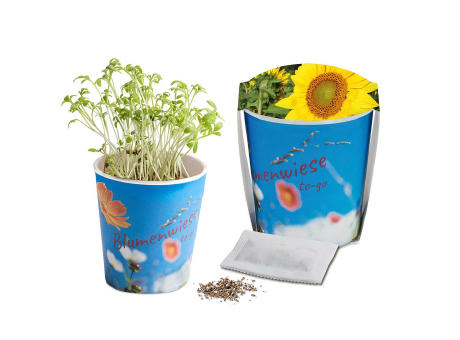 Blumenwiese To-Go - Ostern - Basilikum - neutral