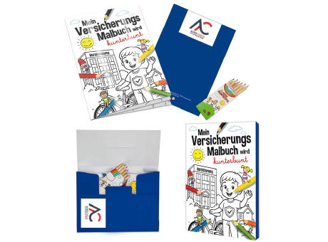 Malbuch / Mal-Set A6 - Versicherung - Malset neutral