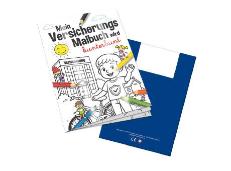 Malbuch / Mal-Set A6 - Versicherung - Malset neutral