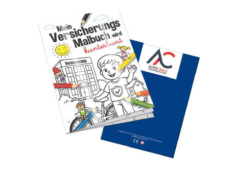 Malbuch / Mal-Set A6 - Versicherung - Malset neutral