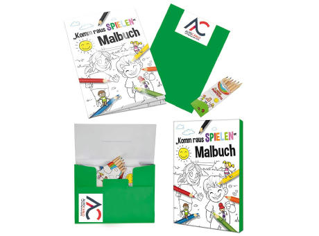 Malbuch / Mal-Set A6 - Komm-raus-spielen - Malset neutral