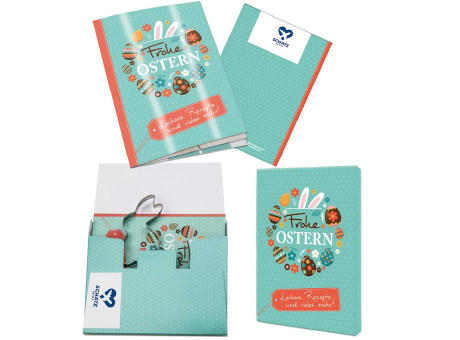 Rezeptbuch-Set "Ostern" - Eierfarben-Set neutral
