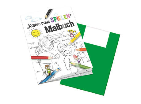 Malbuch / Mal-Set A6 - Komm-raus-spielen - Malset neutral