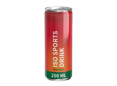 250 ml Iso Sports Drink Red Berries - Body Label