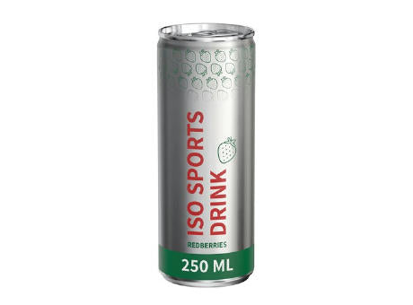 250 ml Iso Sports Drink Red Berries - Body Label
