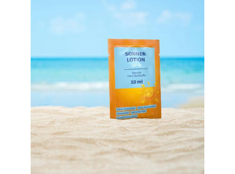 10 ml Sonnenmilch LSF 30 sensitiv (Sachet) - Soft Touch Print