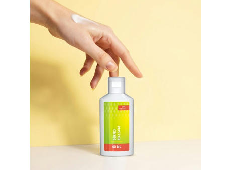 50 ml Flasche - Handbalsam "Ringelblume - Aloe Vera" - Body Label