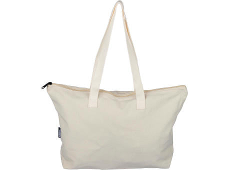 Tragetasche aus recyceltem Polycotton (330 g/m2) Malina