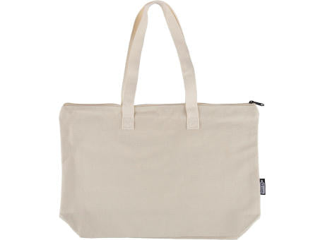 Tragetasche aus recyceltem Polycotton (330 g/m2) Malina