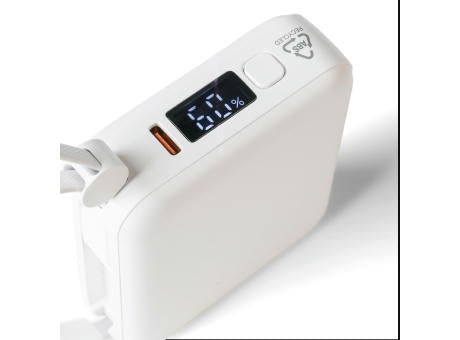 Recycelte ABS-Powerbank Jona