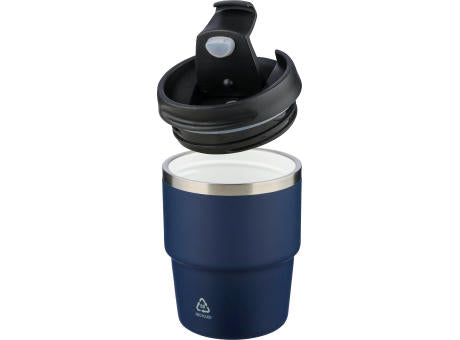 Recycelter Edelstahl-Becher mit doppelter Wand (175 ml) Oli