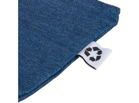 Kosmetiktasche aus recyceltem Denim Orin