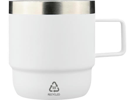 Recycelter Edelstahl-Becher mit doppelter Wand (180 ml) Lilia