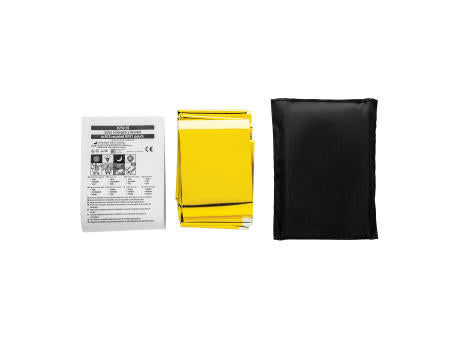 Solra-Rettungsdecke in RCS-Tasche aus recyceltem RPET