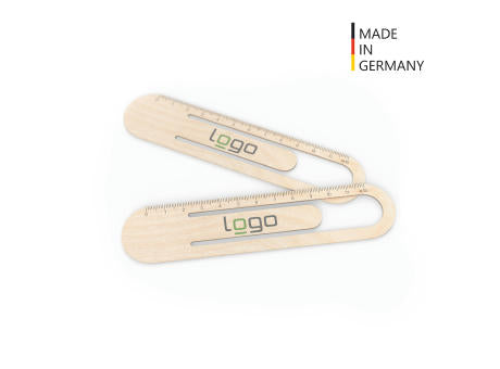 2 in 1 Lesezeichen-Lineal Linory (FSC® zertifiziert)