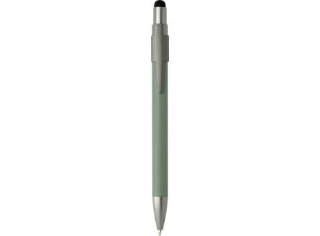 Rill RCS recycelter Kugelschreiber mit Stylus und Fidget Spinner (blaue Mine)