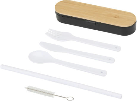 Runa Besteckset mit Bambusdeckel