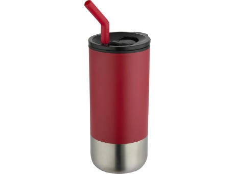 Grayson 480 ml RCS recycelter Isolierbecher mit Trinkhalm