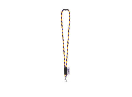 WISBECH. SET Lanyard TUBE Long (Ø 7 mm) mit 9 mm Schnappkarabiner und Ø 7 mm Sicherheitsverschluss