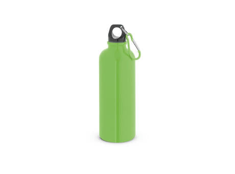 KELCE. Edelstahlflasche mit einwandiger Ausführung und Karabiner, 550 ml