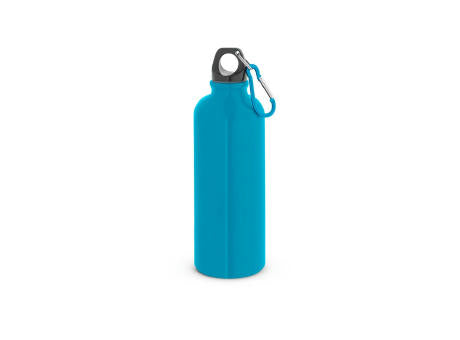 KELCE. Edelstahlflasche mit einwandiger Ausführung und Karabiner, 550 ml