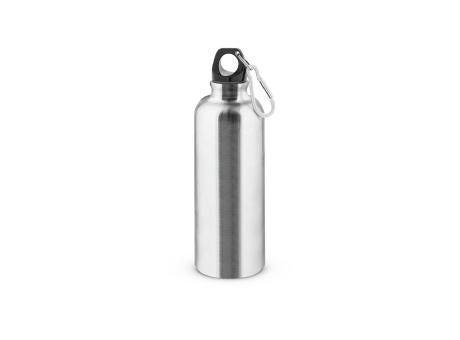 KELCE. Edelstahlflasche mit einwandiger Ausführung und Karabiner, 550 ml