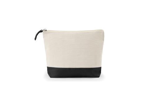DAPHNE. Kosmetiktasche aus 100 % Baumwolle (340 g/m²), zweifarbig