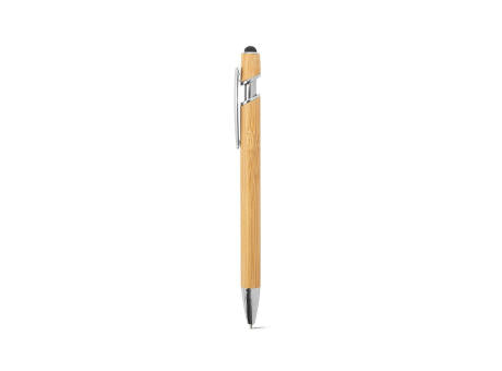 NEIL BAMBOO. Kugelschreiber aus Bambus mit verchromten Aluminiumdetails