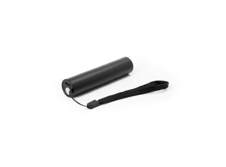 BRUCE. Wiederaufladbare Taschenlampe aus recyceltem Aluminium (100 % rAL) mit 30 mm ausziehbarer Spitze